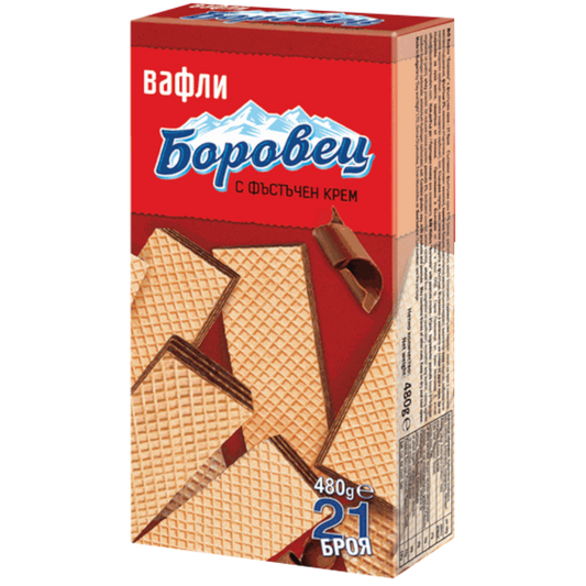 GAUFRETTES ORDINAIRES BOROVETS 21 PCS 480 g