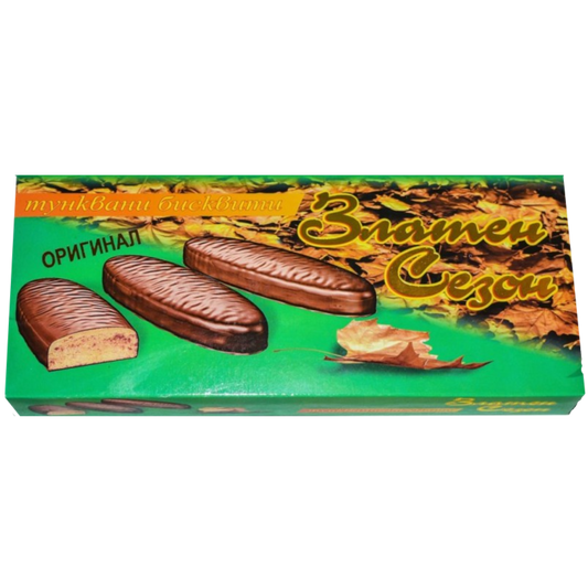 CHOCOLATE COATED BISCUITS ZLATEN SEZON 170 g