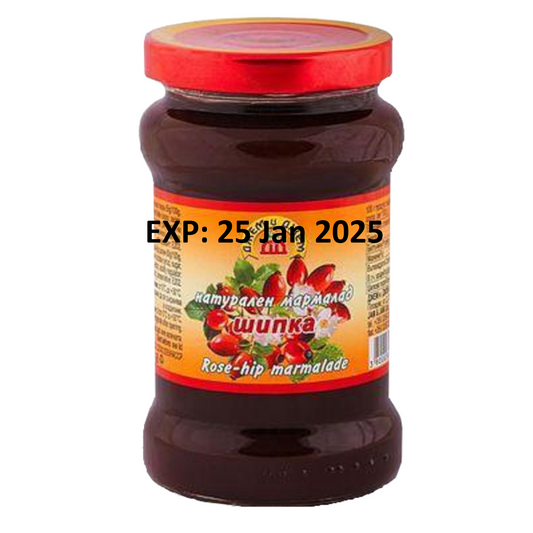 NATURAL ROSEHIP SPREAD J&J 360 g