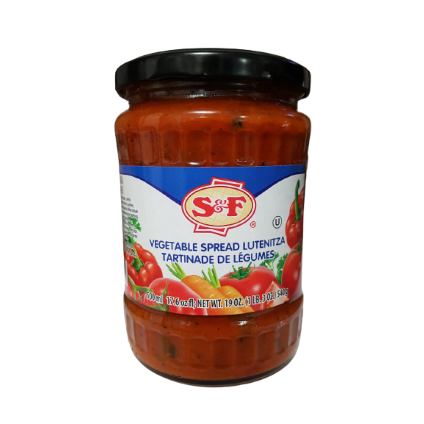 TARTINADE DE LÉGUMES LUTENITSA S&F 500 ml