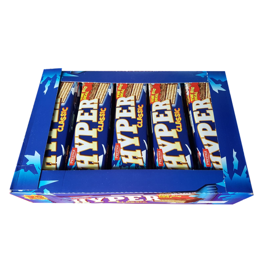 BOX OF HYPER CLASSIC CHOCOLATE COATED WAFERS 25 PCS