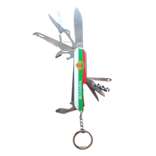 Load image into Gallery viewer, MULTI-TOOL POCKET KNIFE BG FLAG 2.5cm/9cm

