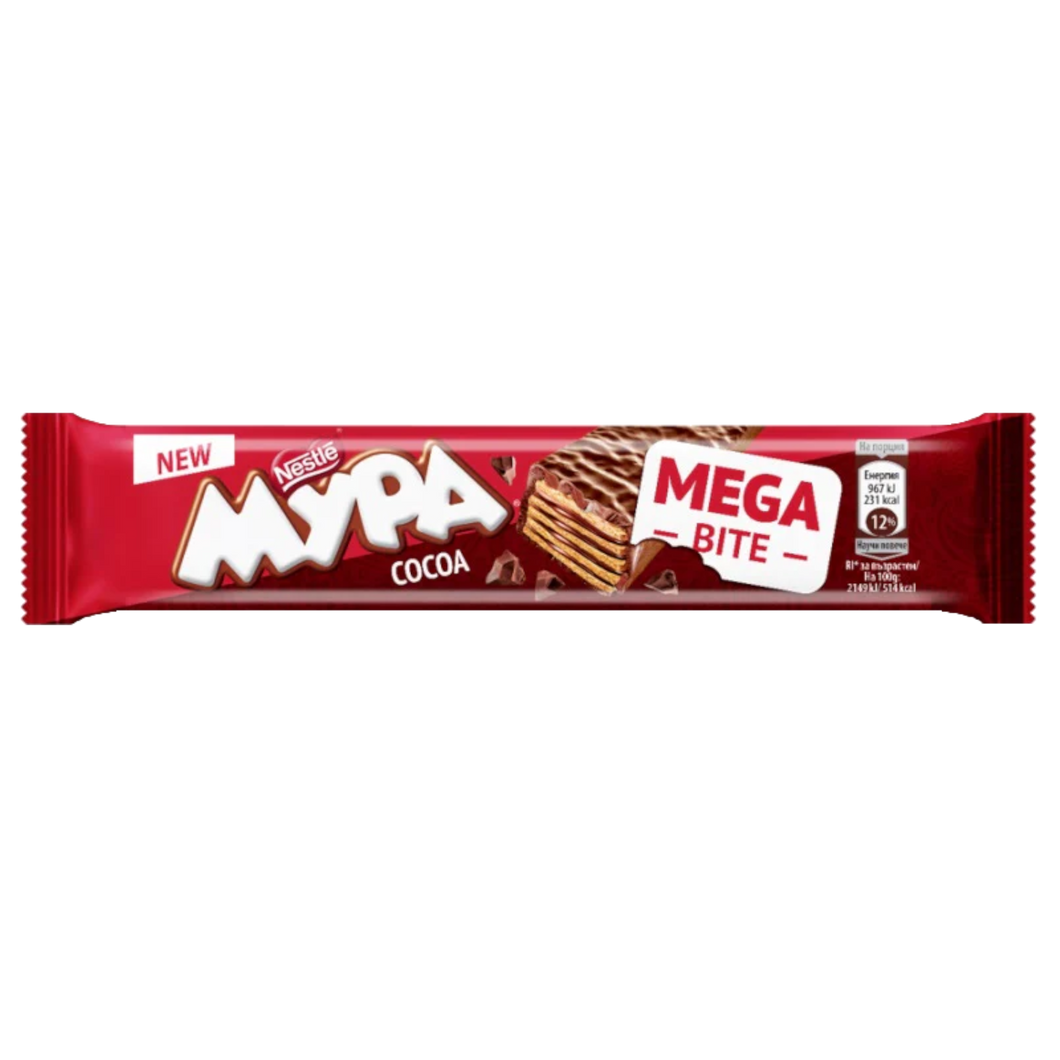 MURA COCOA CHOCOLATE COATED MEGA WAFER 45 g